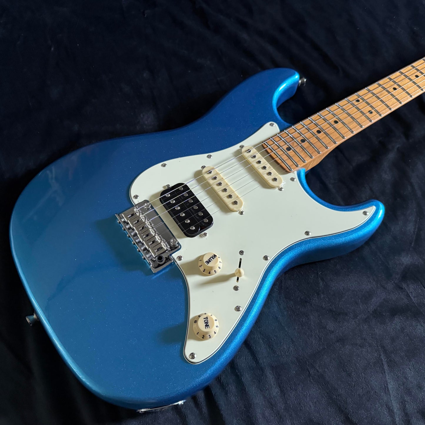 Electric Guitar Jet Guitars JS400 LPB Placid Blue Free Setup