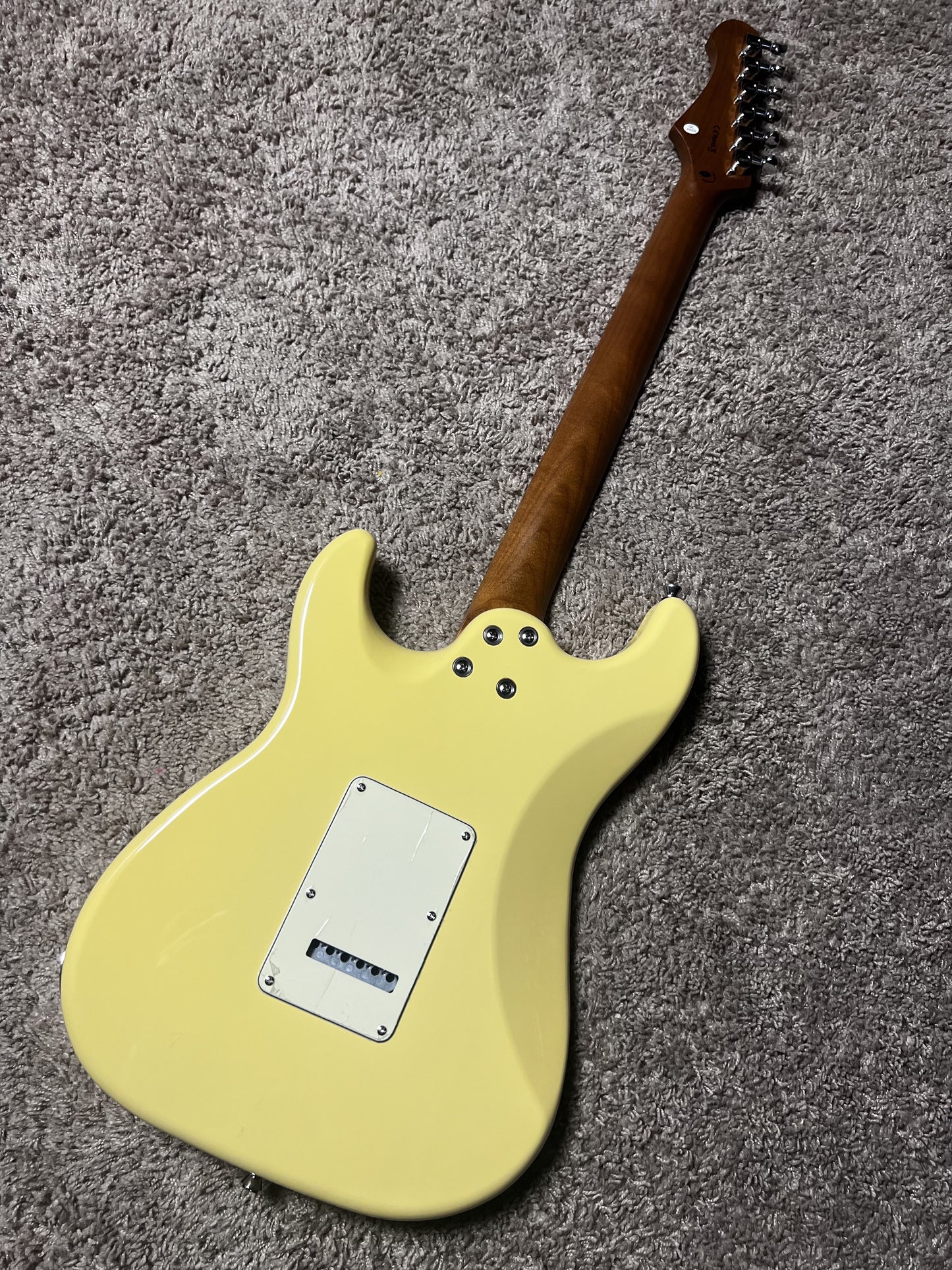 Electric Guitar Jet Guitars JS400 VYW Vintage Yellow Free Setup