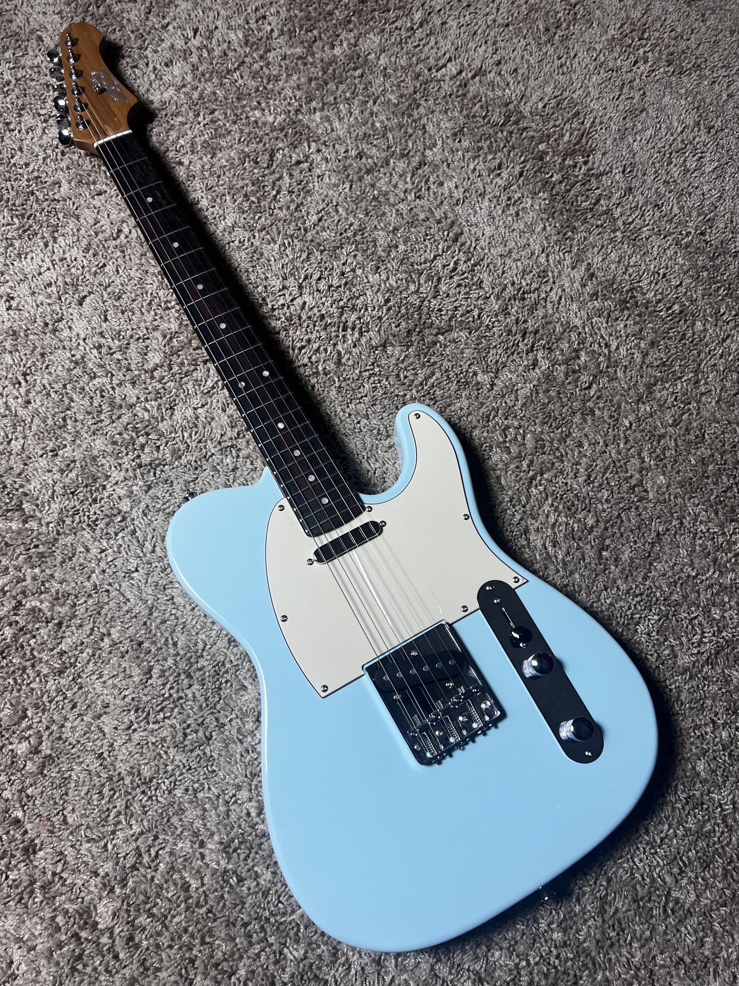 Electric Guitar Jet Guitars JT300 BLR Sonic Blue Free Setup