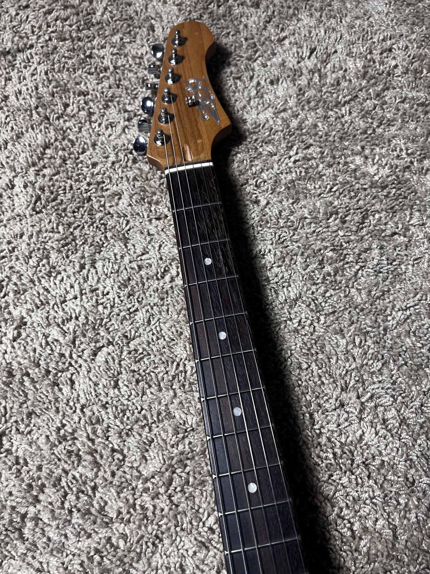 Electric Guitar Jet Guitars JT300 BLR Sonic Blue Free Setup