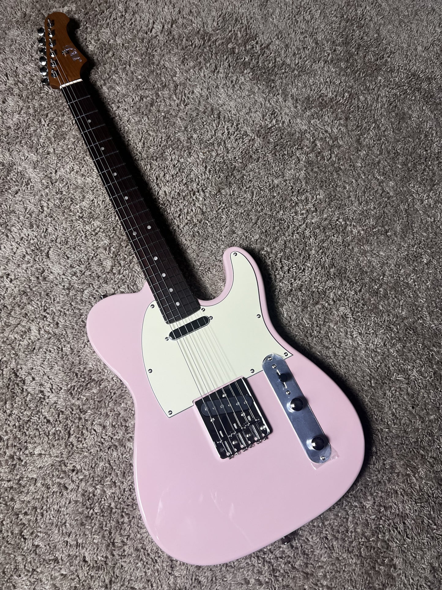Electric Guitar Jet Guitars JT300 PKR Shell Pink Free Setup