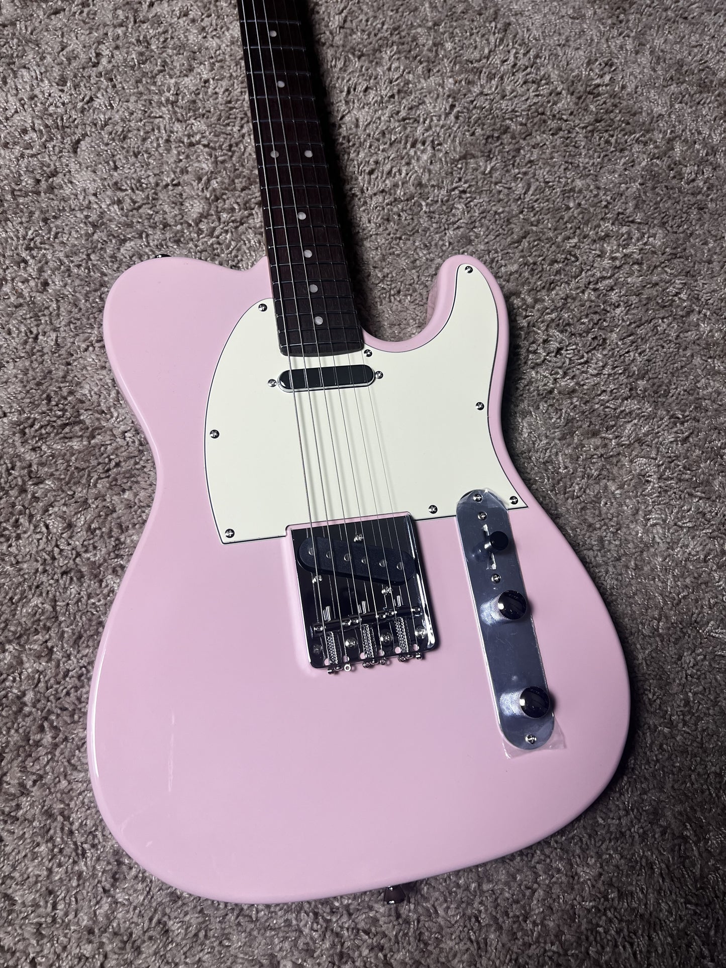 Electric Guitar Jet Guitars JT300 PKR Shell Pink Free Setup