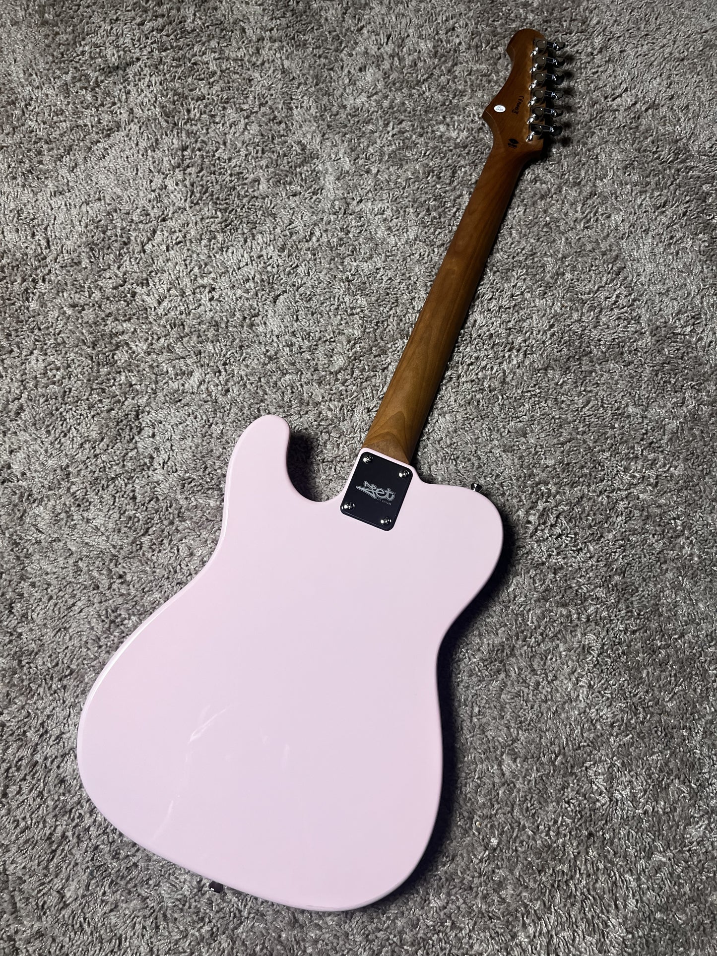 Electric Guitar Jet Guitars JT300 PKR Shell Pink Free Setup