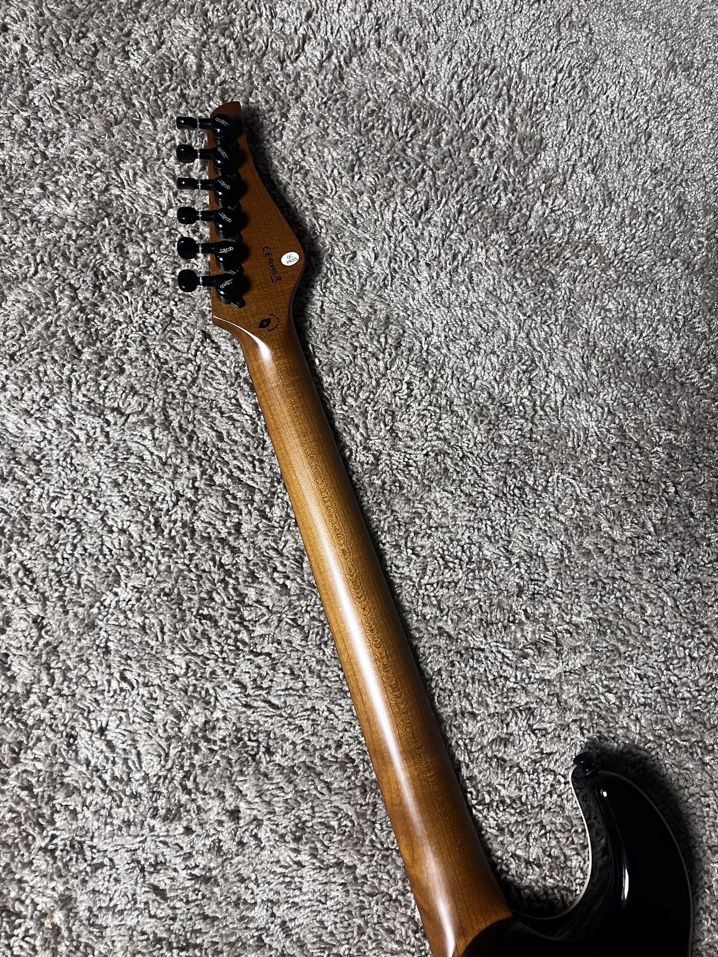 Electric Guitar Jet Guitars JS450 TGR R Transparent Green Free Setup