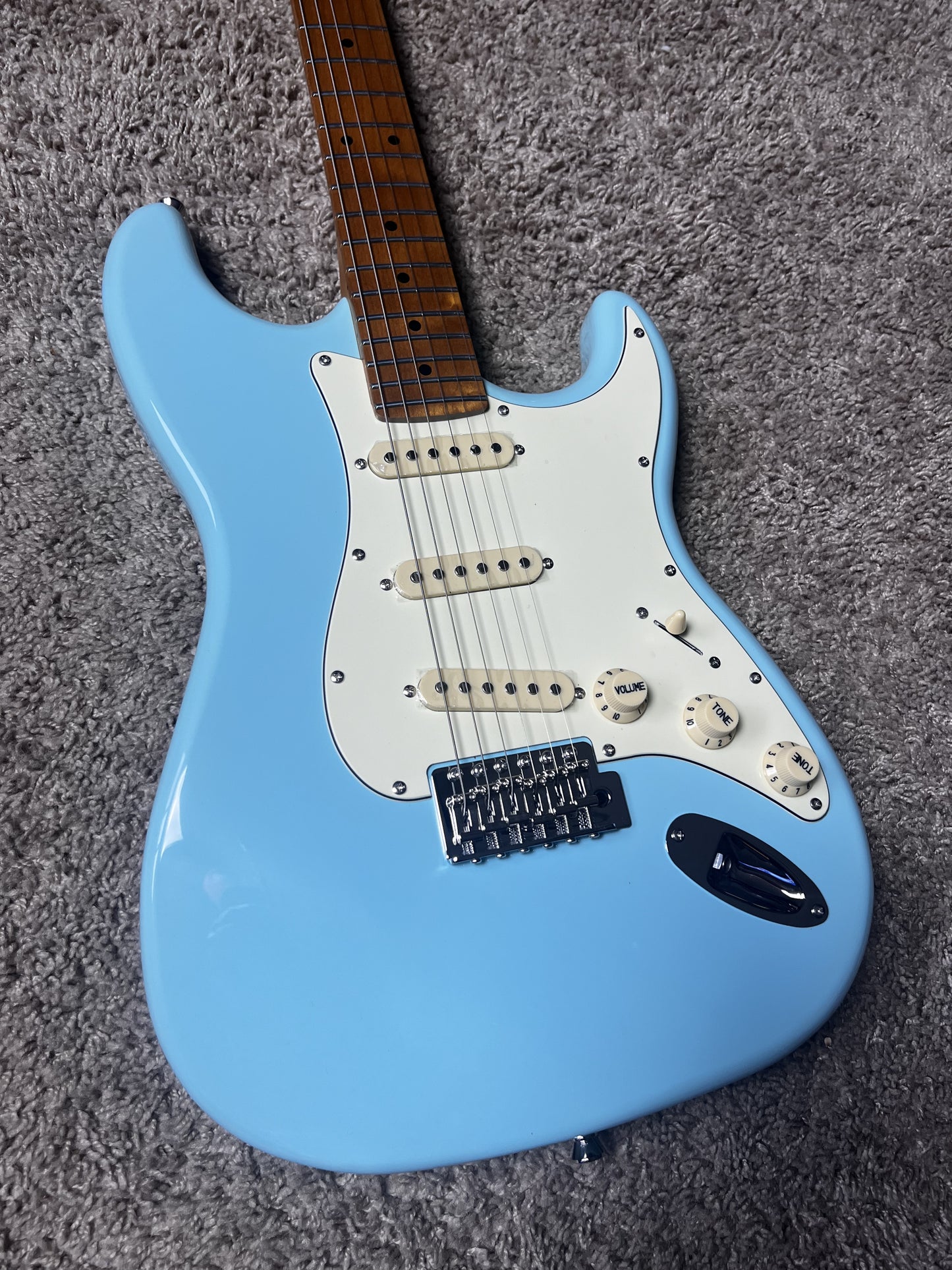 Electric Guitar Jet Guitars JS300 BL Sonic Blue Free Setup
