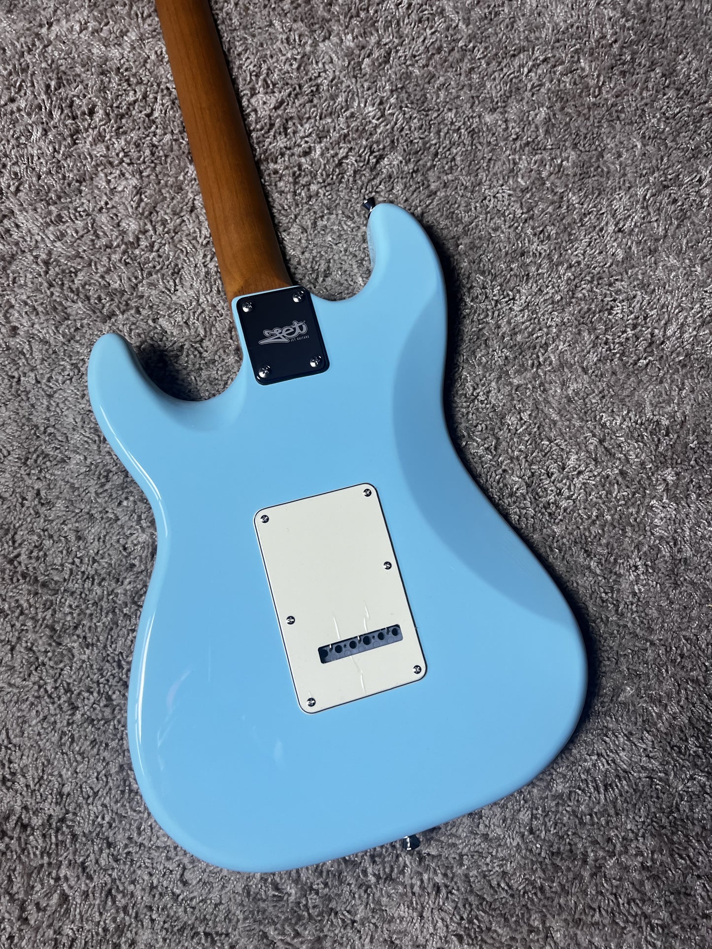 Electric Guitar Jet Guitars JS300 BL Sonic Blue Free Setup