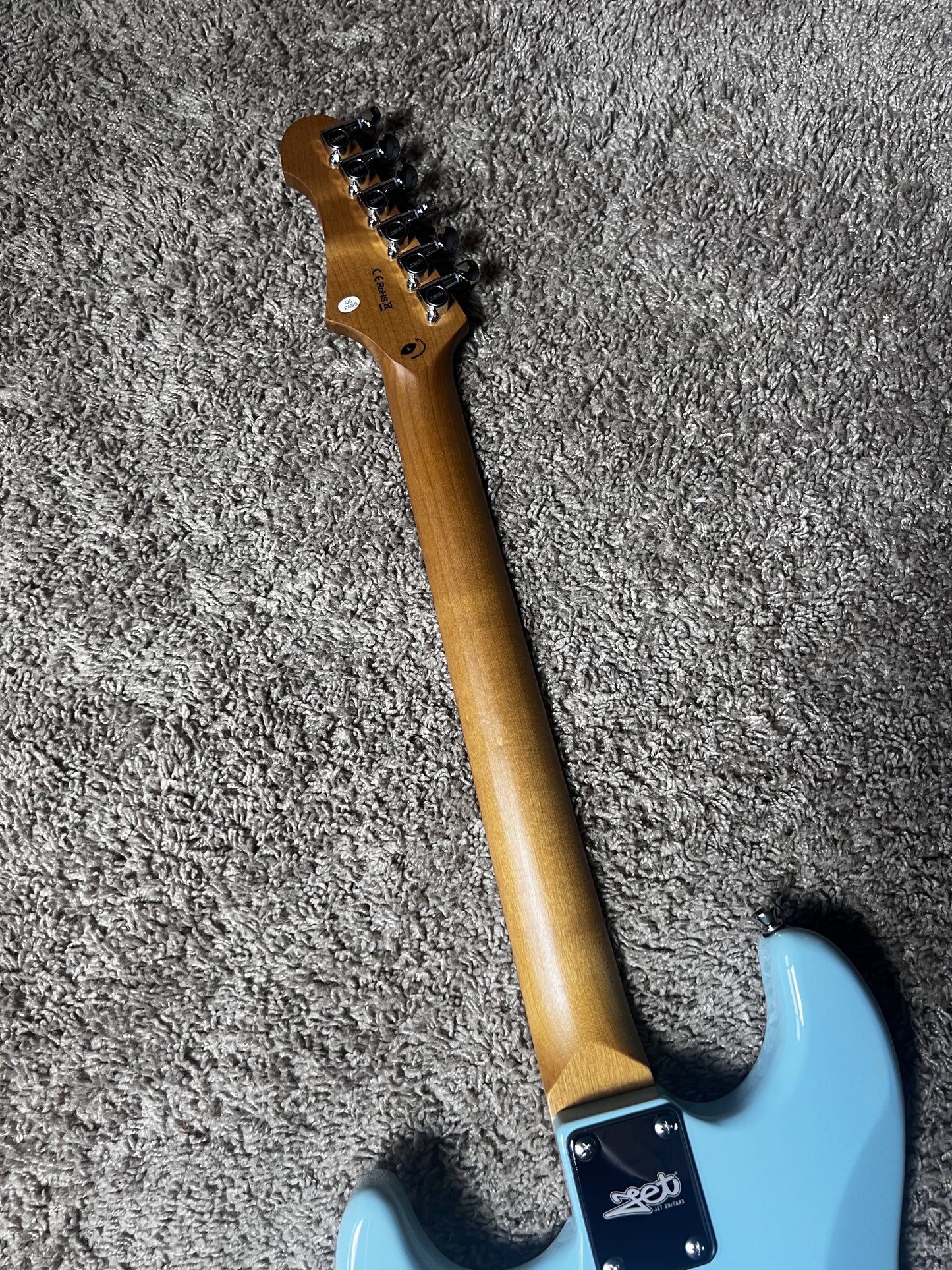 Electric Guitar Jet Guitars JS300 BL Sonic Blue Free Setup