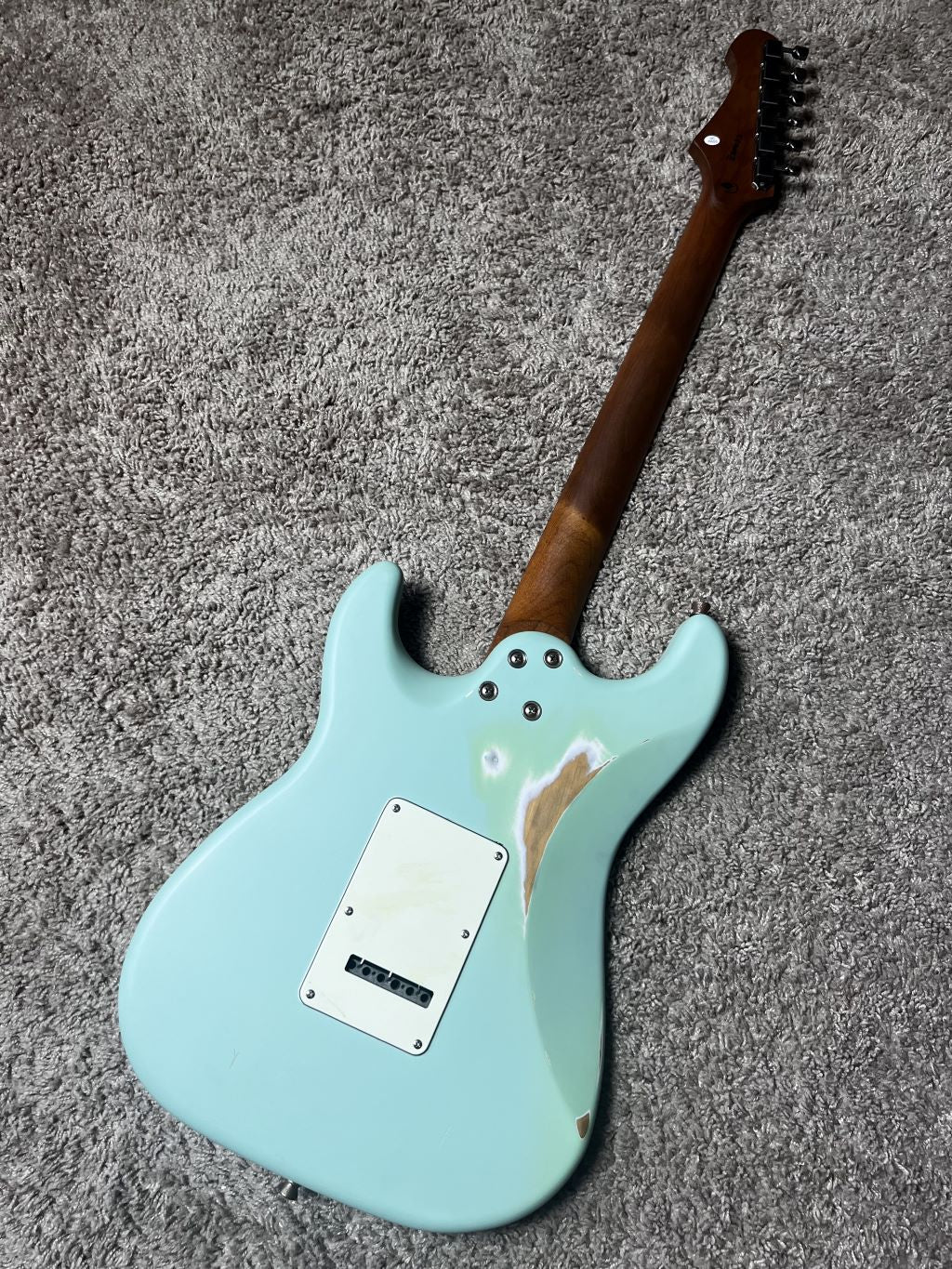Electric Guitar Jet Guitars JS400 Relic SFG Sea Foam Green Free Setup