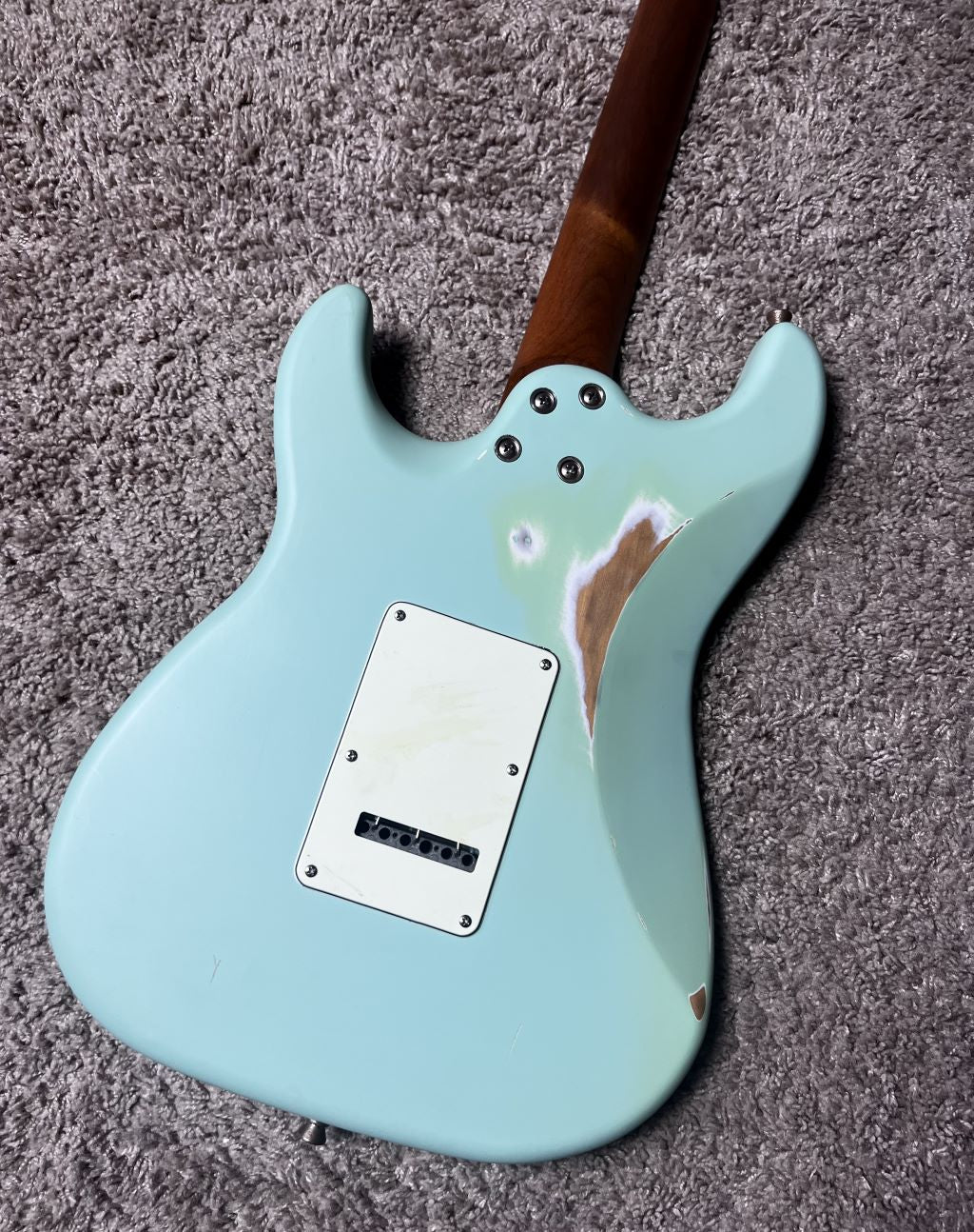 Electric Guitar Jet Guitars JS400 Relic SFG Sea Foam Green Free Setup