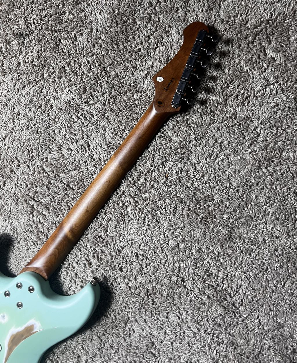 Electric Guitar Jet Guitars JS400 Relic SFG Sea Foam Green Free Setup