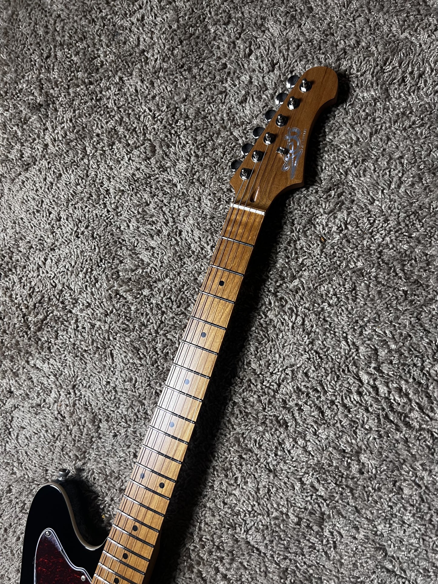 Electric Guitar Jet Guitars JJ350 BK Black Free Setup