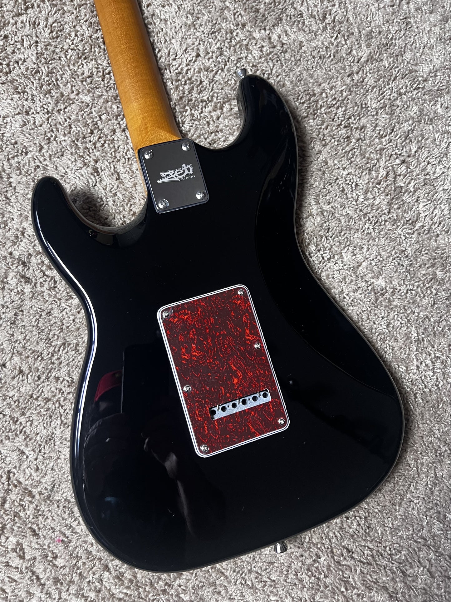 Electric Guitar Jet Guitars JS300 BK Black Free Setup