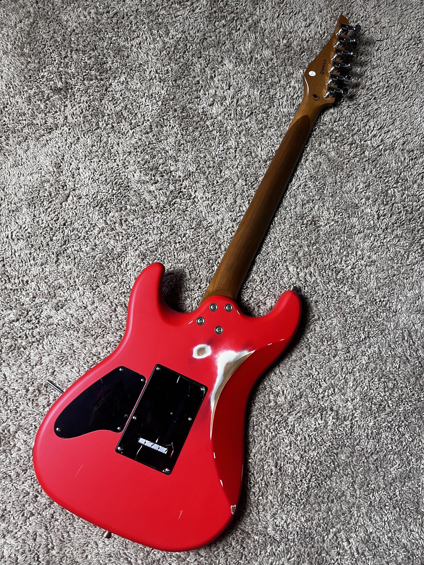 Electric Guitar Jet Guitars JS850 Relic FR Red Relic Free Setup B-STOCK
