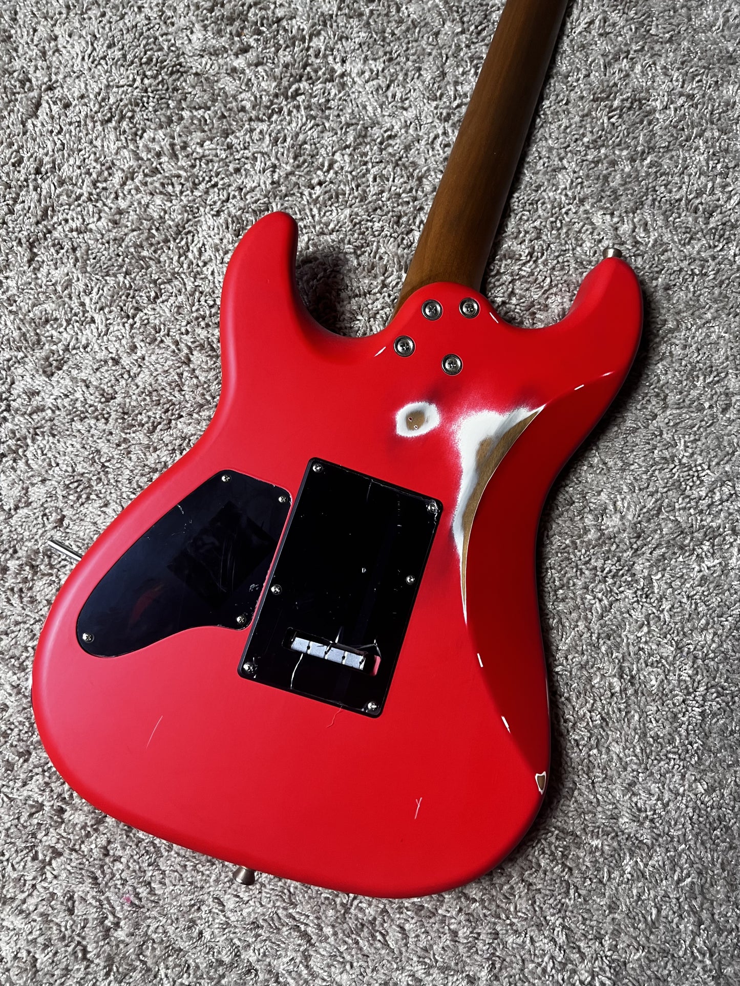 Electric Guitar Jet Guitars JS850 Relic FR Red Relic Free Setup B-STOCK