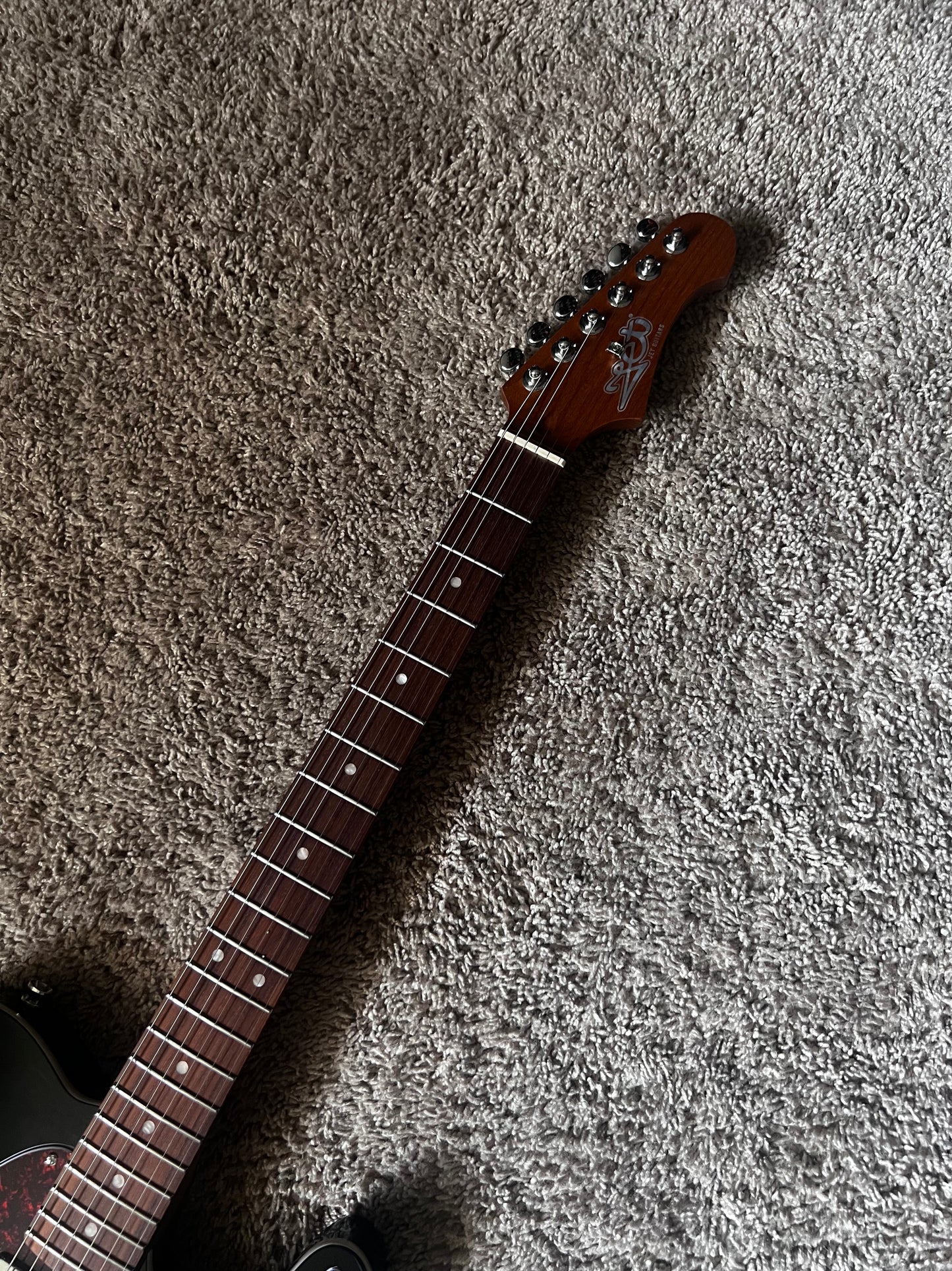 Electric Guitar Jet Guitars JT350 BKR Black Free Setup