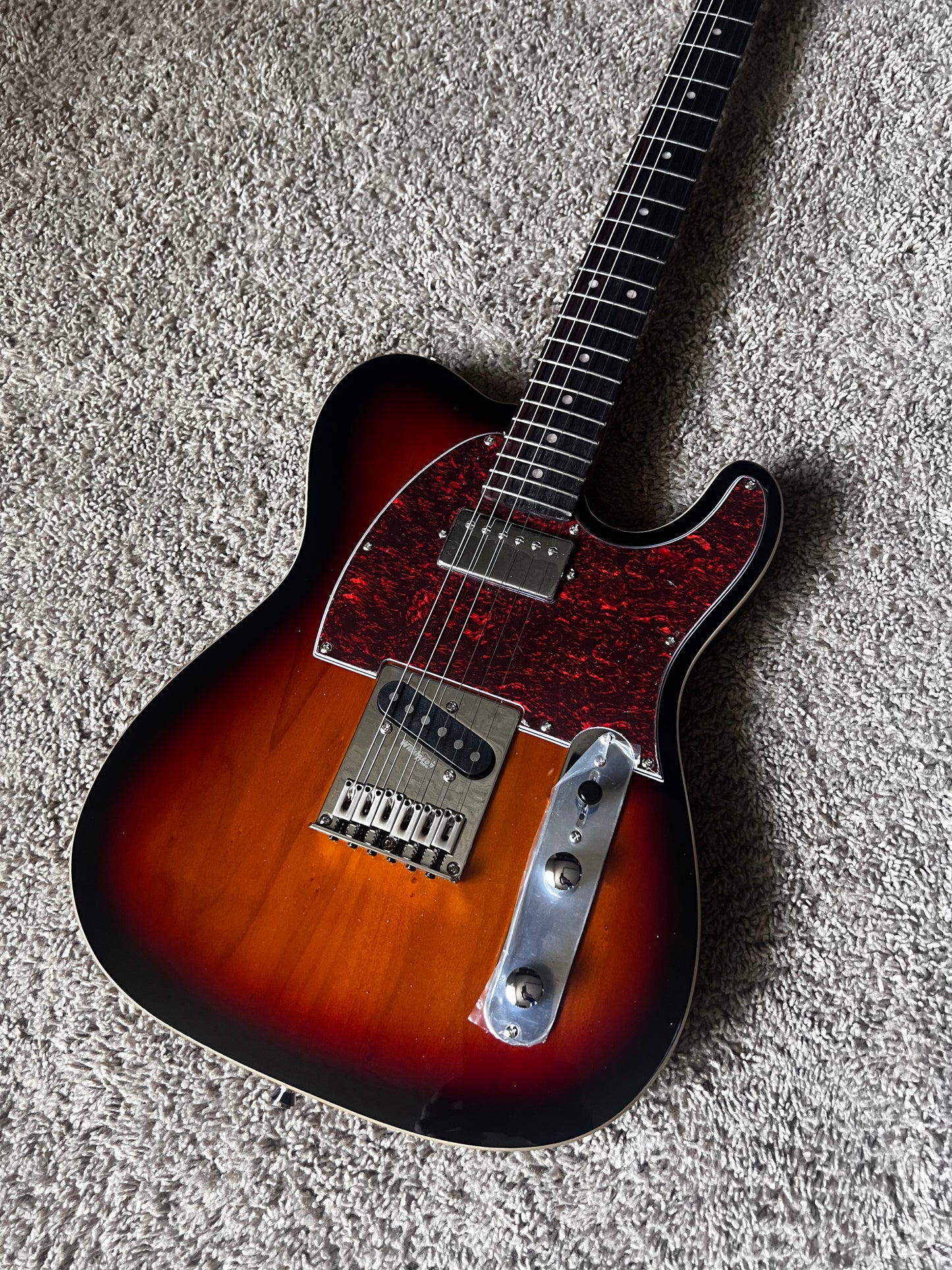 Electric Guitar Jet Guitars JT350 SBR Sunburst Free Setup