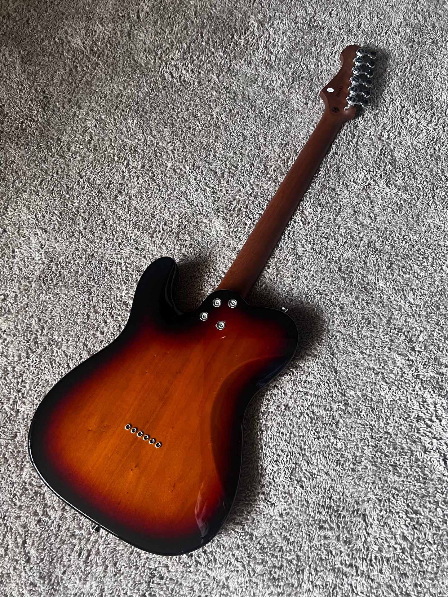 Electric Guitar Jet Guitars JT350 SBR Sunburst Free Setup