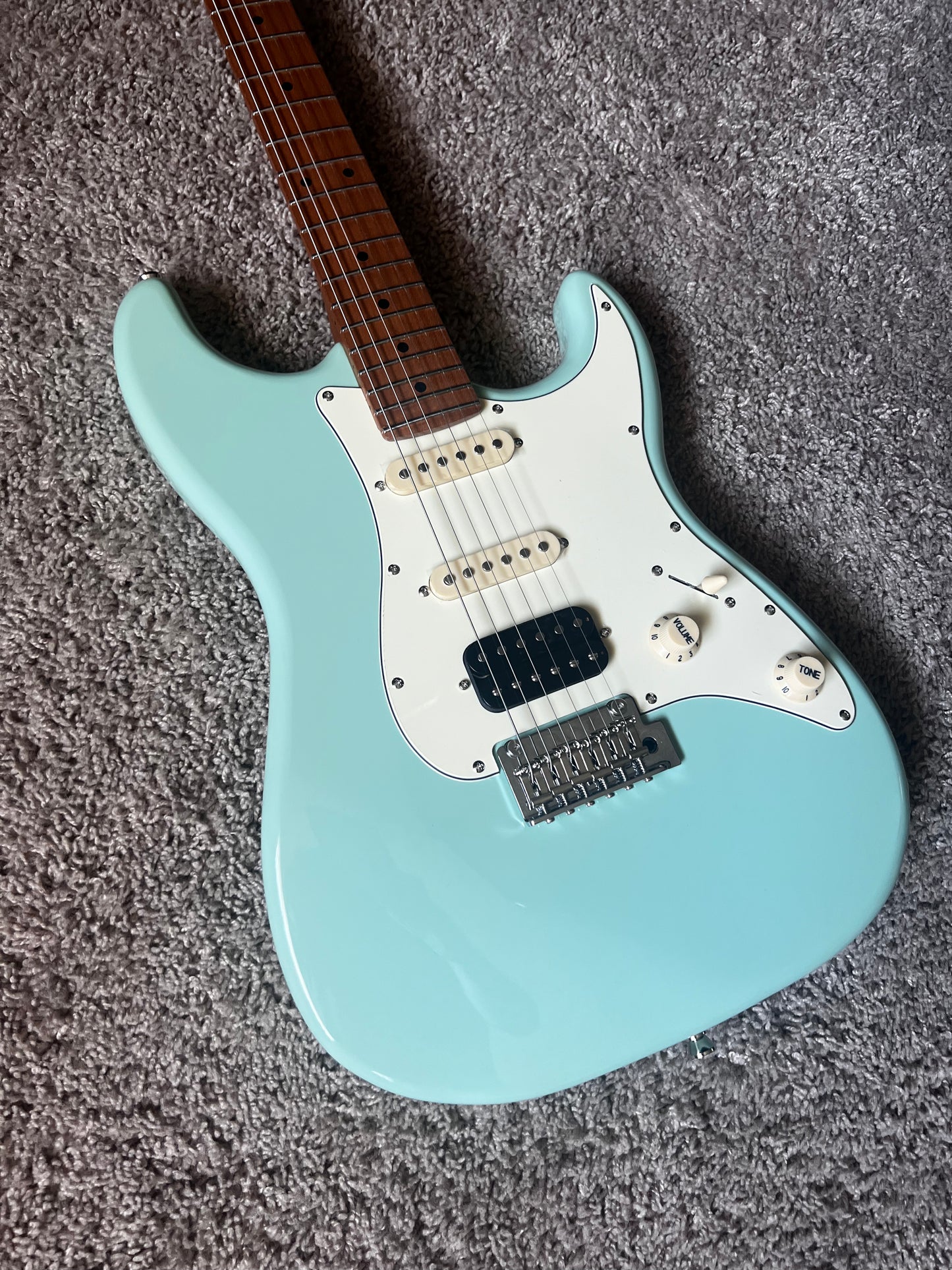 Electric Guitar Jet Guitars JS400 SFG Sea Foam Green Free Setup