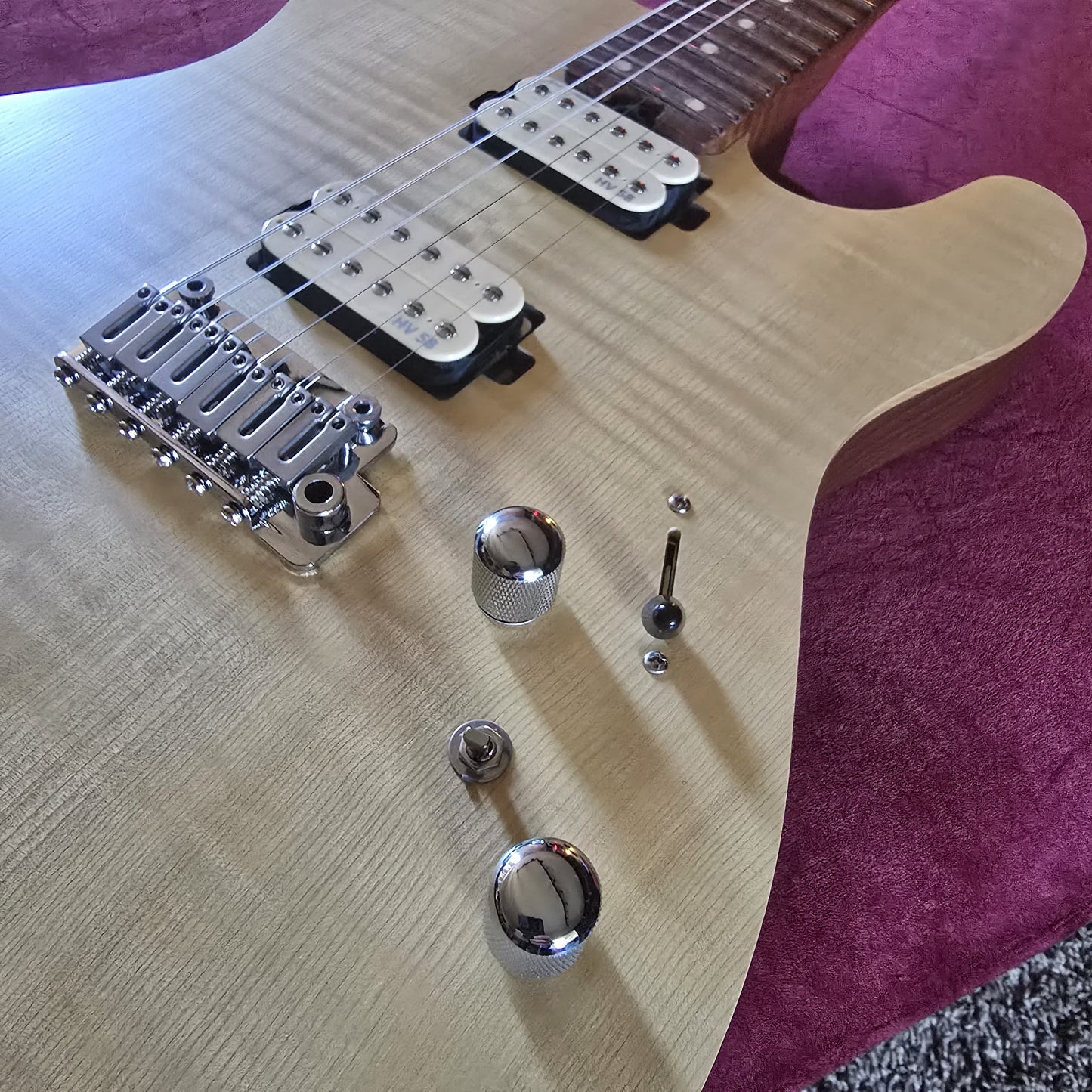 Electric Guitar Soloking MT-1 FM 24 ARTISAN FMN HH NATURAL SATIN