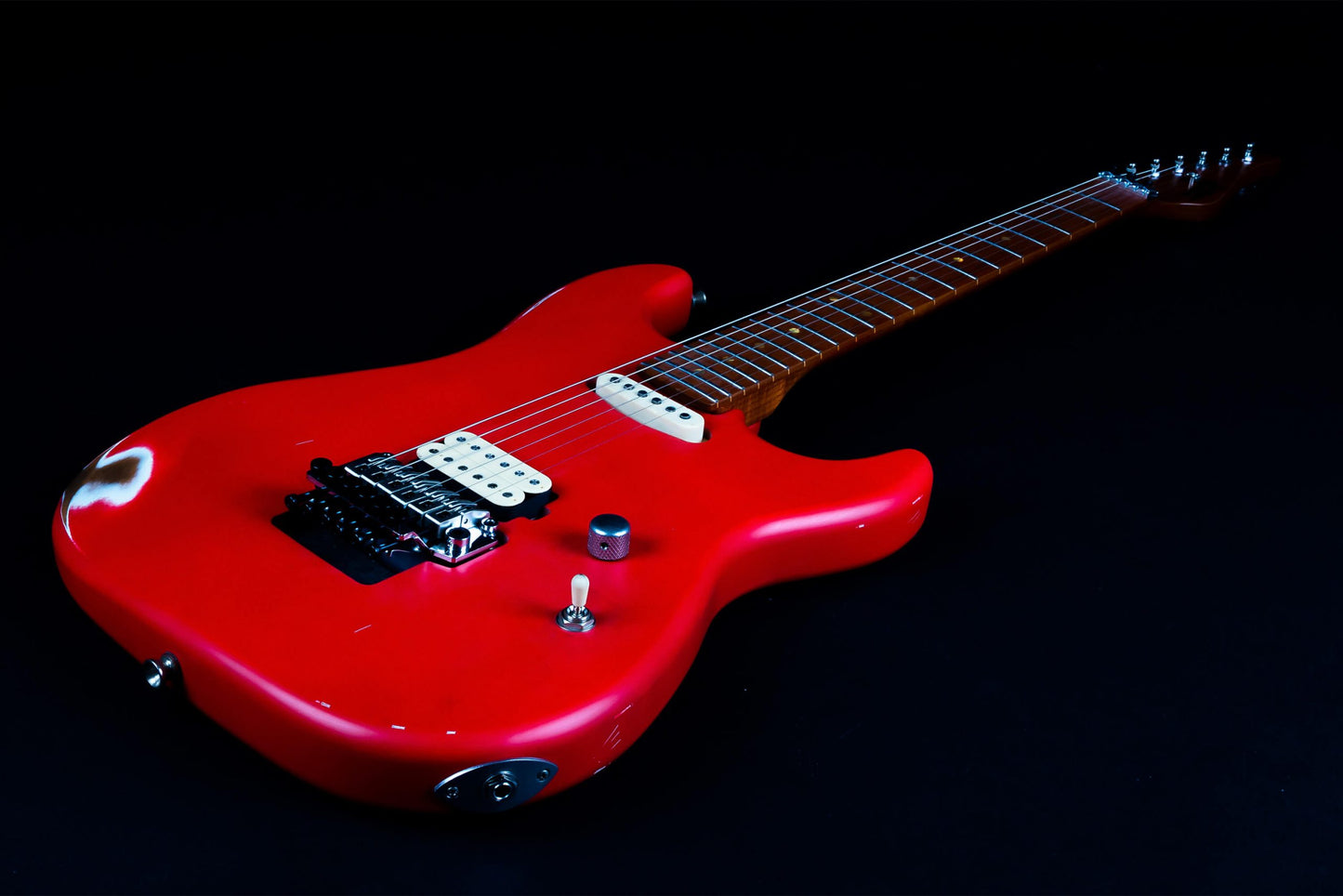 Electric Guitar Jet Guitars JS850 Relic FR Red Relic Free Setup