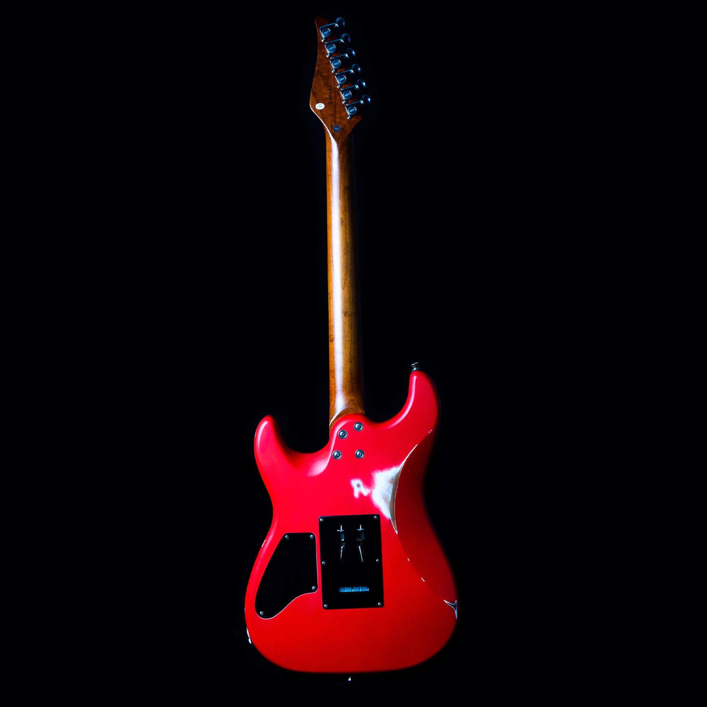 Electric Guitar Jet Guitars JS850 Relic FR Red Relic Free Setup