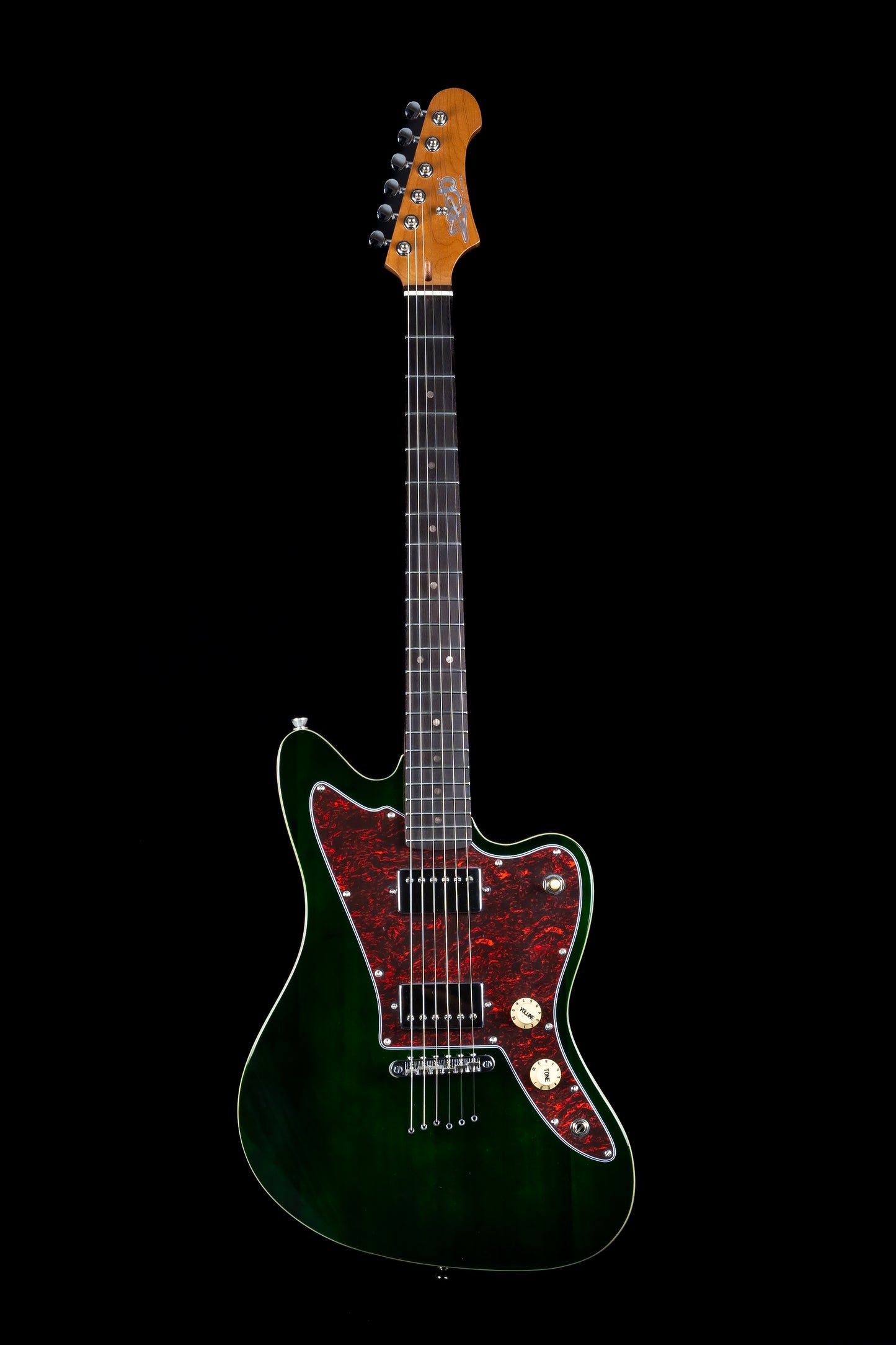 Electric Guitar Jet Guitars JJ350 GR R Green Free Setup