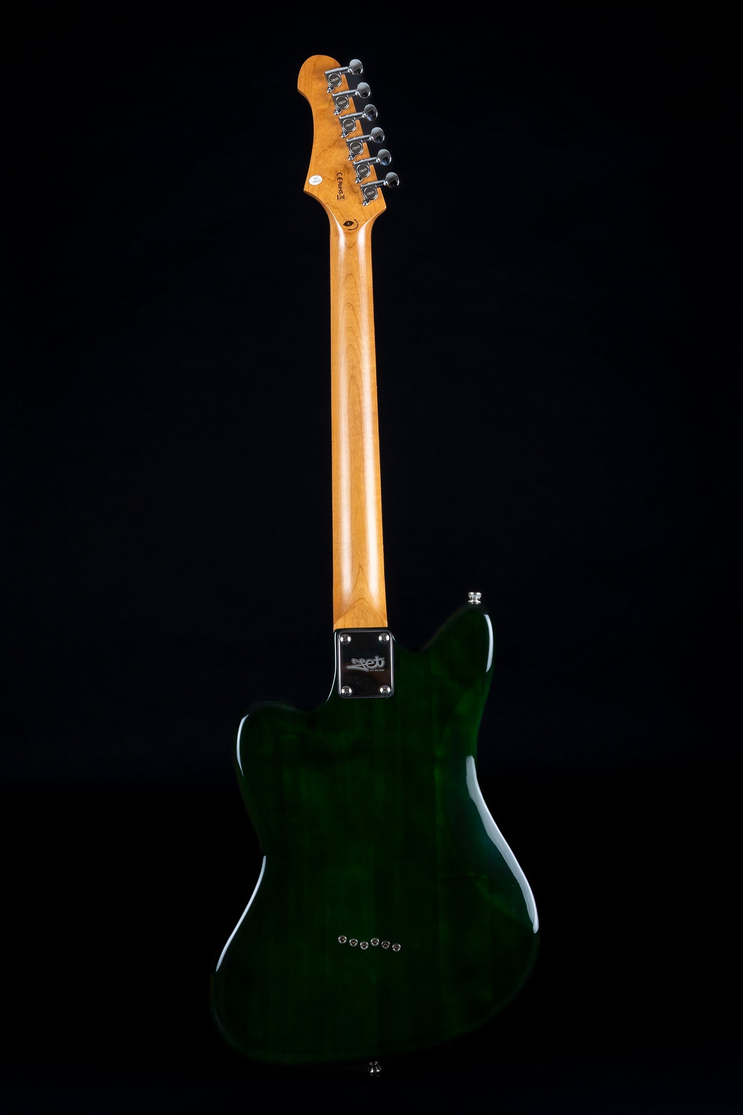 Electric Guitar Jet Guitars JJ350 GR R Green Free Setup