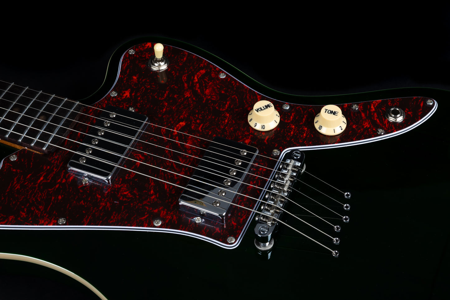Electric Guitar Jet Guitars JJ350 GR R Green Free Setup