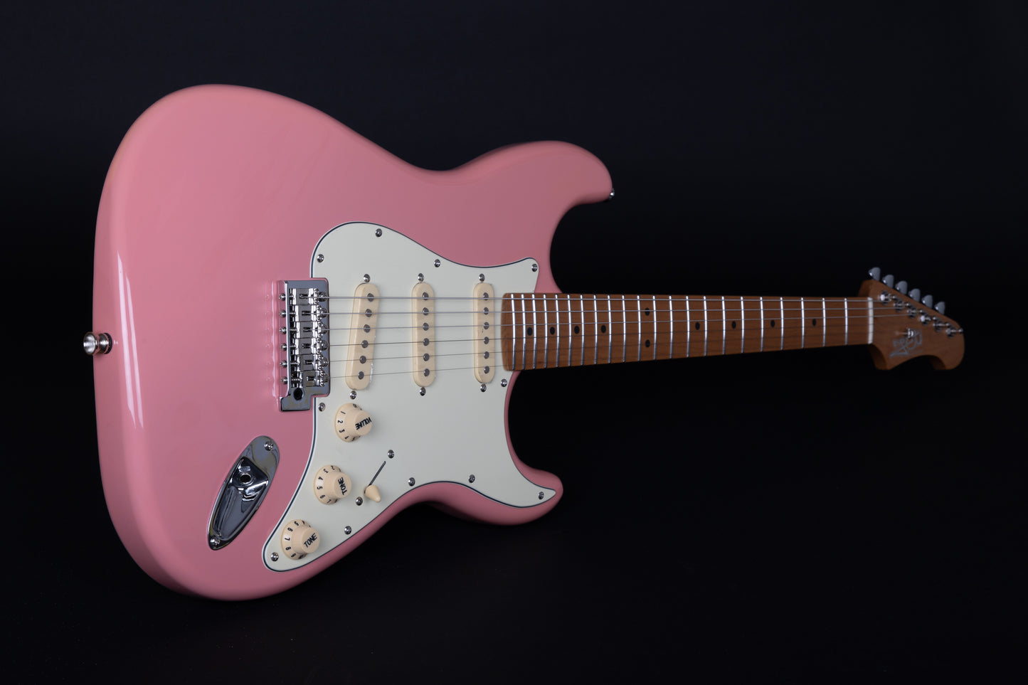 Electric Guitar Jet Guitars JS300 BGD Burgundy Pink Free Setup