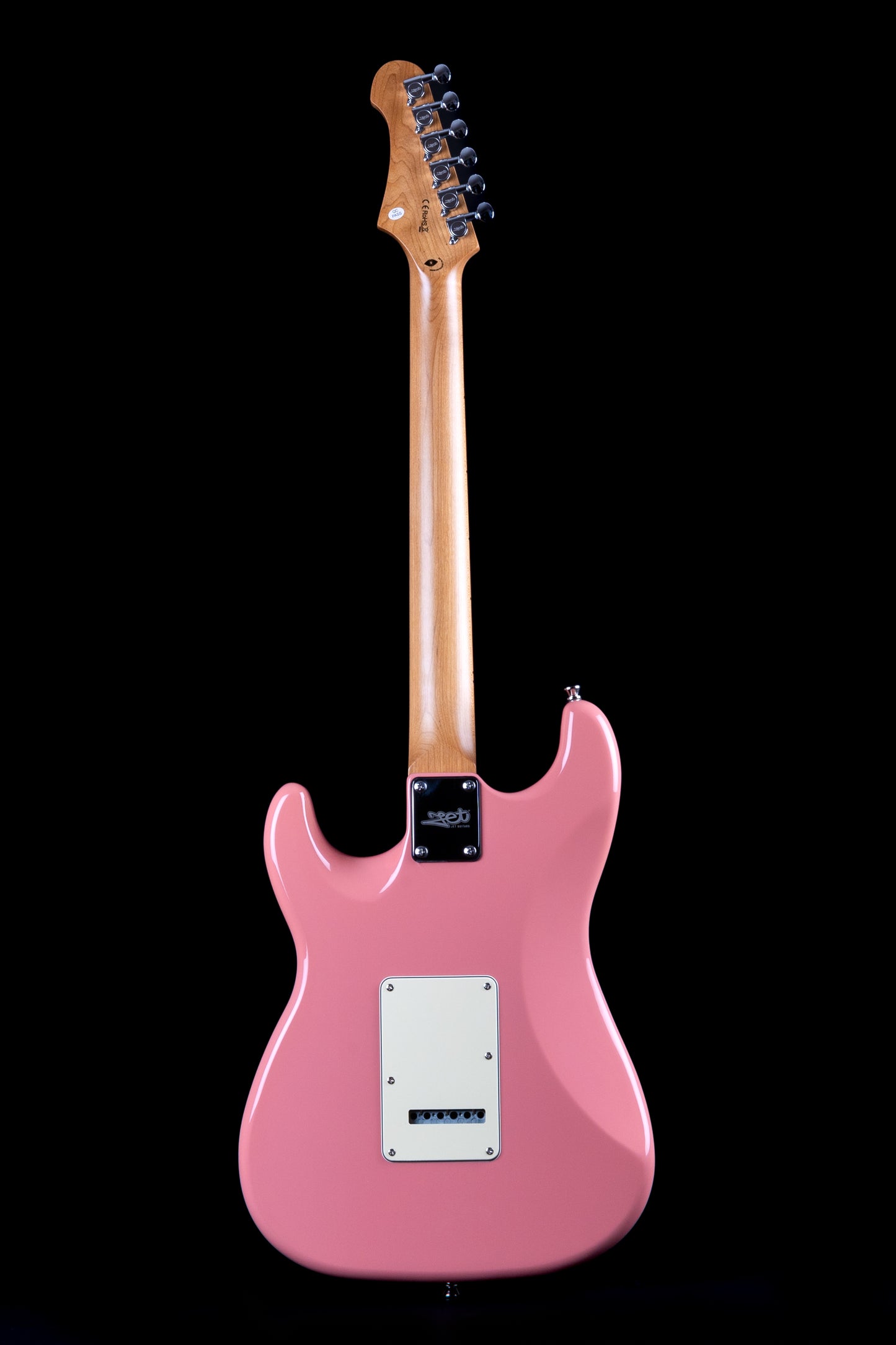 Electric Guitar Jet Guitars JS300 BGD Burgundy Pink Free Setup