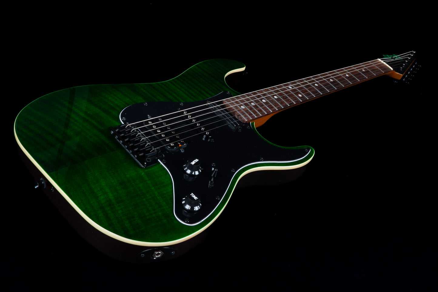 Electric Guitar Jet Guitars JS450 TGR R Transparent Green Free Setup