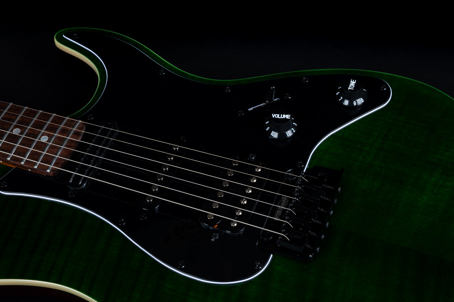 Electric Guitar Jet Guitars JS450 TGR R Transparent Green Free Setup