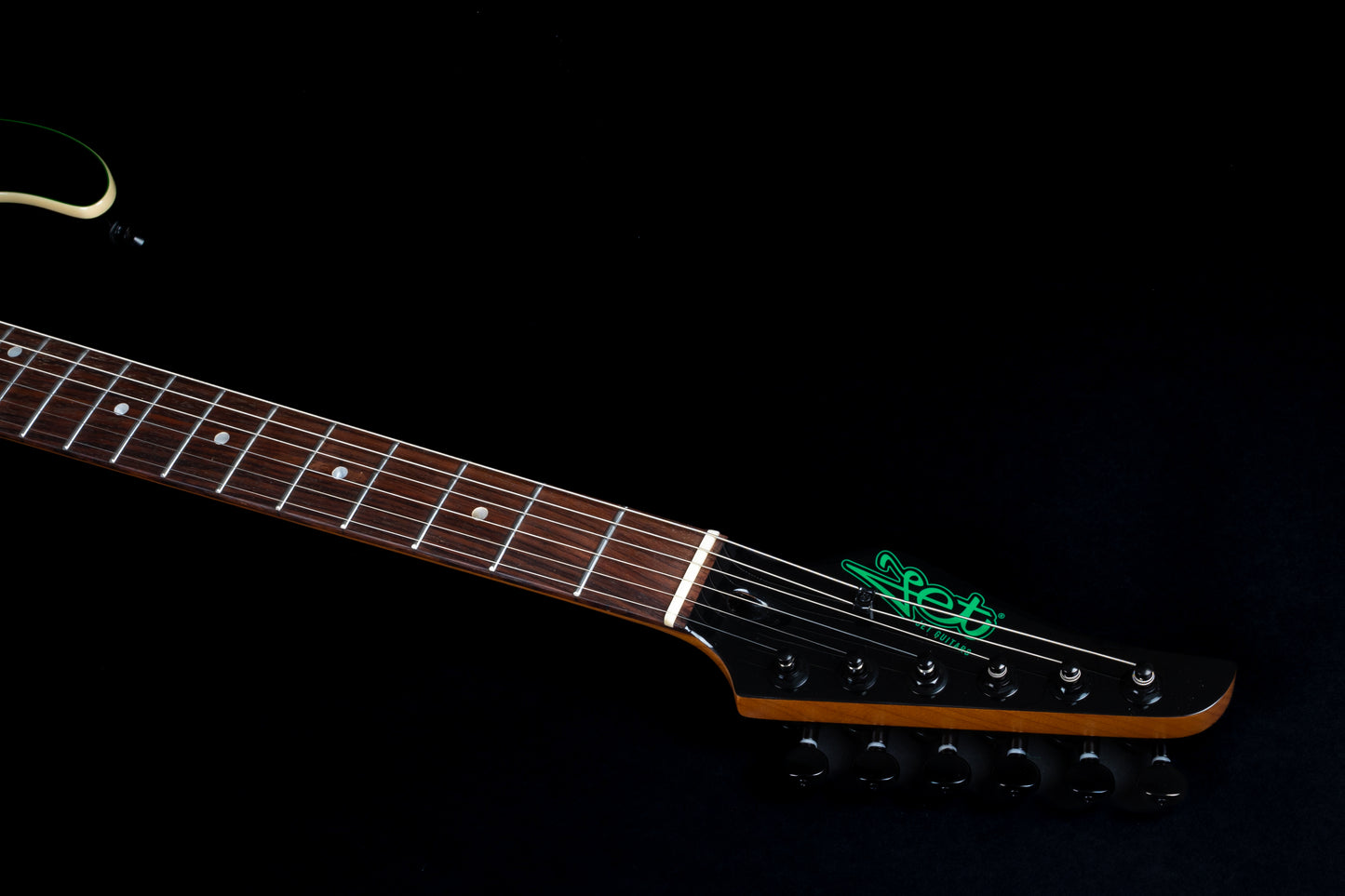Electric Guitar Jet Guitars JS450 TGR R Transparent Green Free Setup