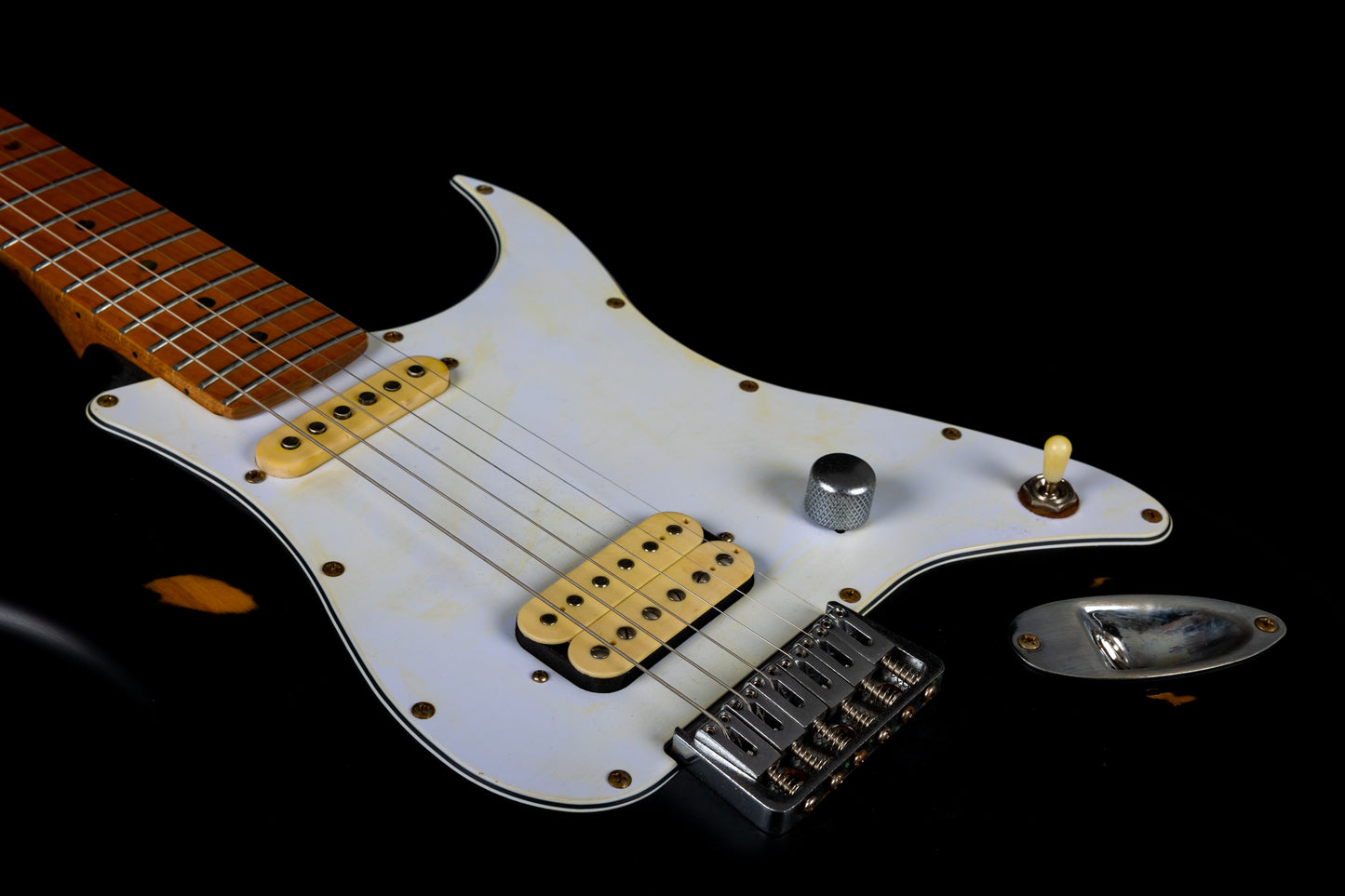 Electric Guitar Jet Guitars JS800 Relic Bk Black Relic Free Setup