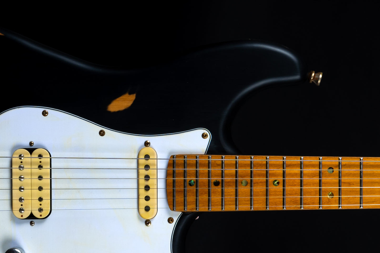 Electric Guitar Jet Guitars JS800 Relic Bk Black Relic Free Setup