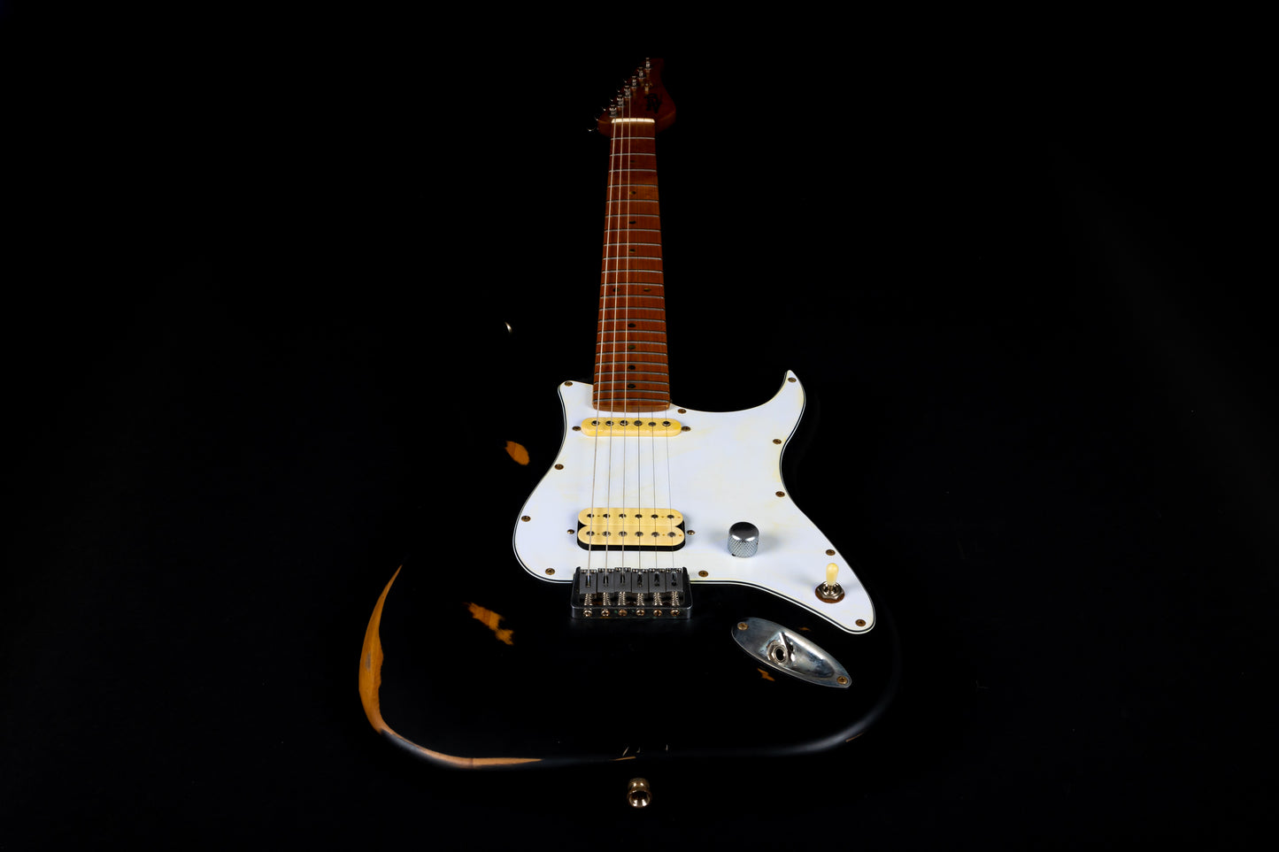 Electric Guitar Jet Guitars JS800 Relic Bk Black Relic Free Setup