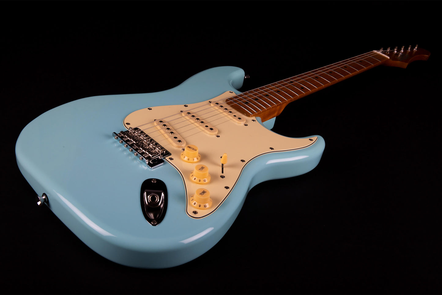 Electric Guitar Jet Guitars JS300 BL Sonic Blue Free Setup