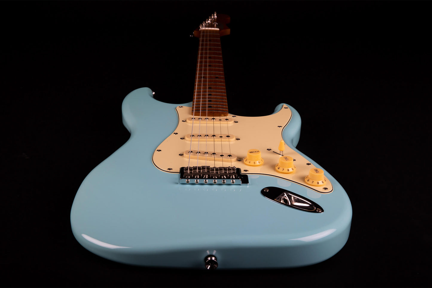 Electric Guitar Jet Guitars JS300 BL Sonic Blue Free Setup