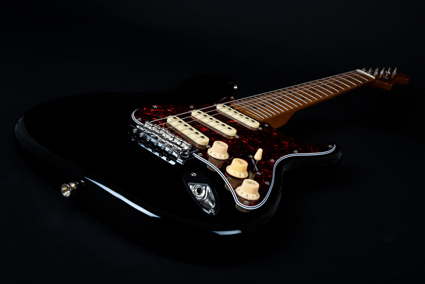 Electric Guitar Jet Guitars JS300 BK Black Free Setup