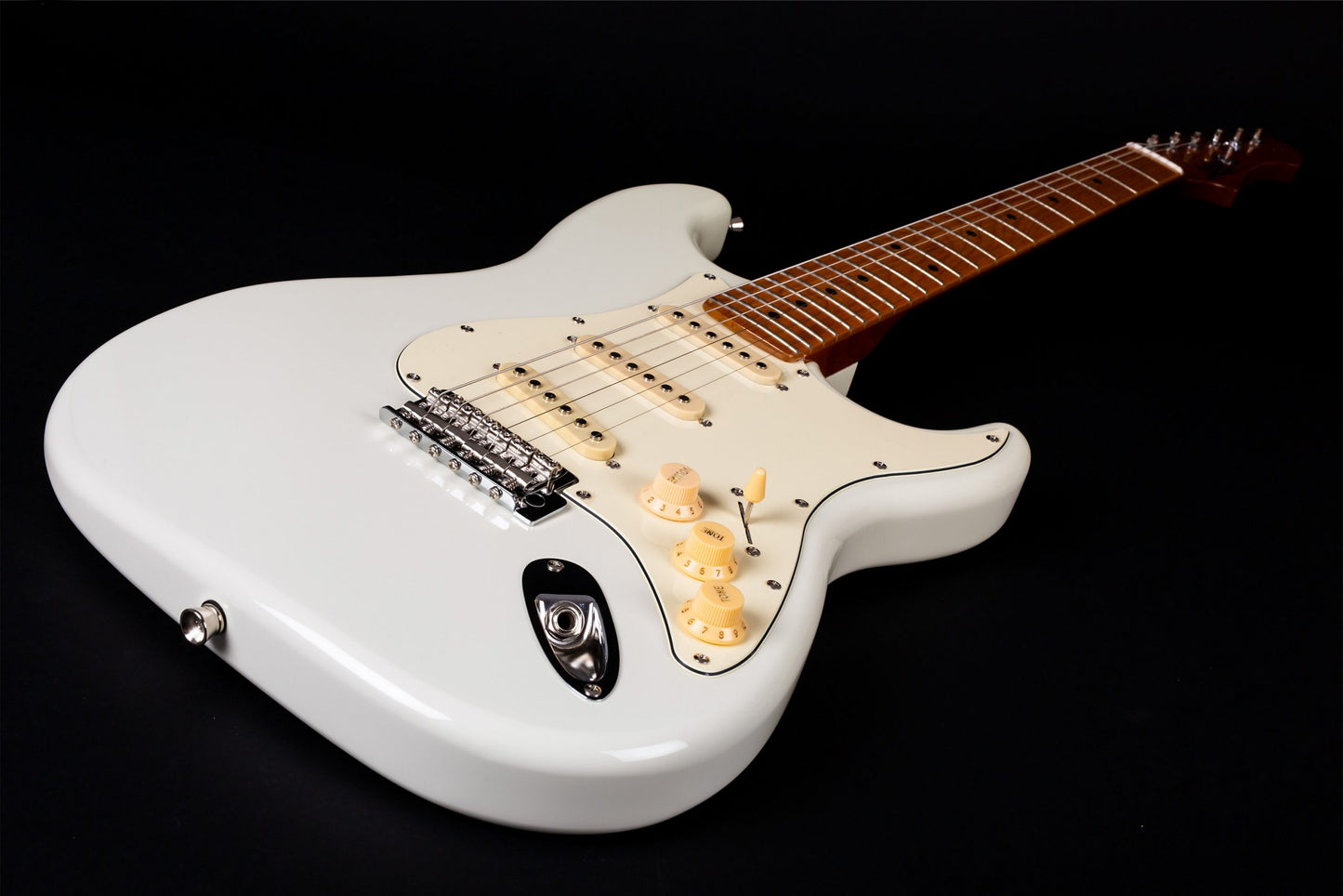 Electric Guitar Jet Guitars JS300 OW White Free Setup