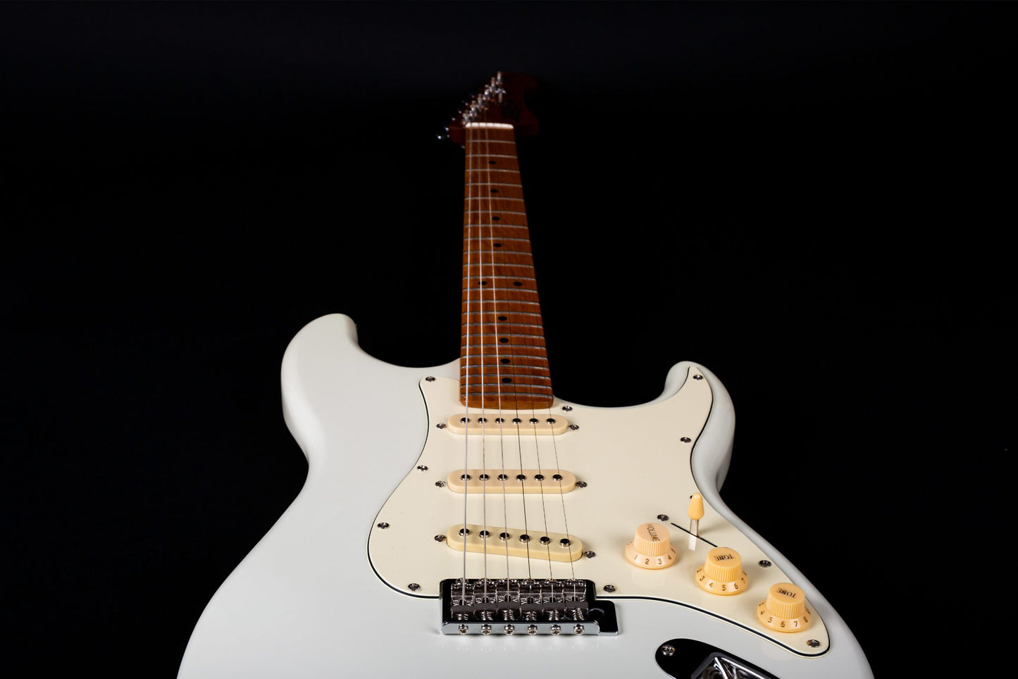 Electric Guitar Jet Guitars JS300 OW White Free Setup