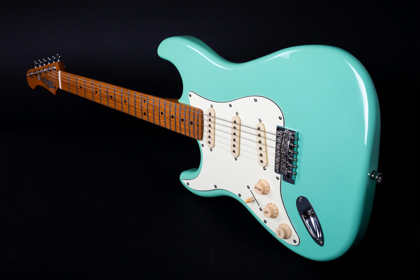 Electric Guitar Jet Guitars JS300 SFG LH Sea Foam Green Left Handed Free Setup