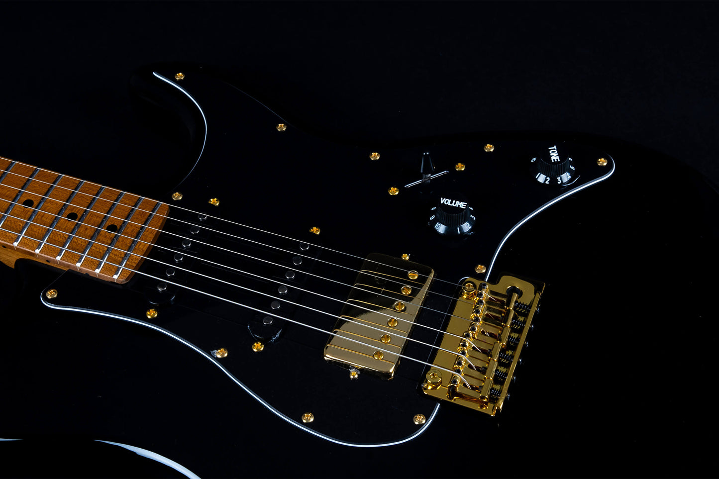 Electric Guitar Jet Guitars JS400 BKG Black Free Setup