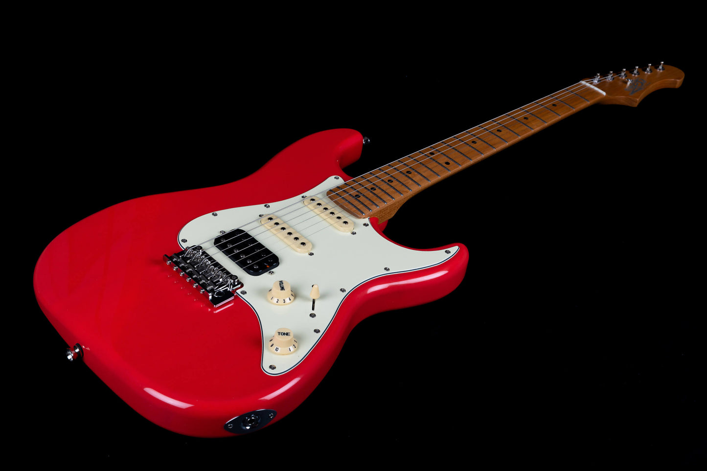 Electric Guitar Jet Guitars JS400 CRD Coral Red Free Setup