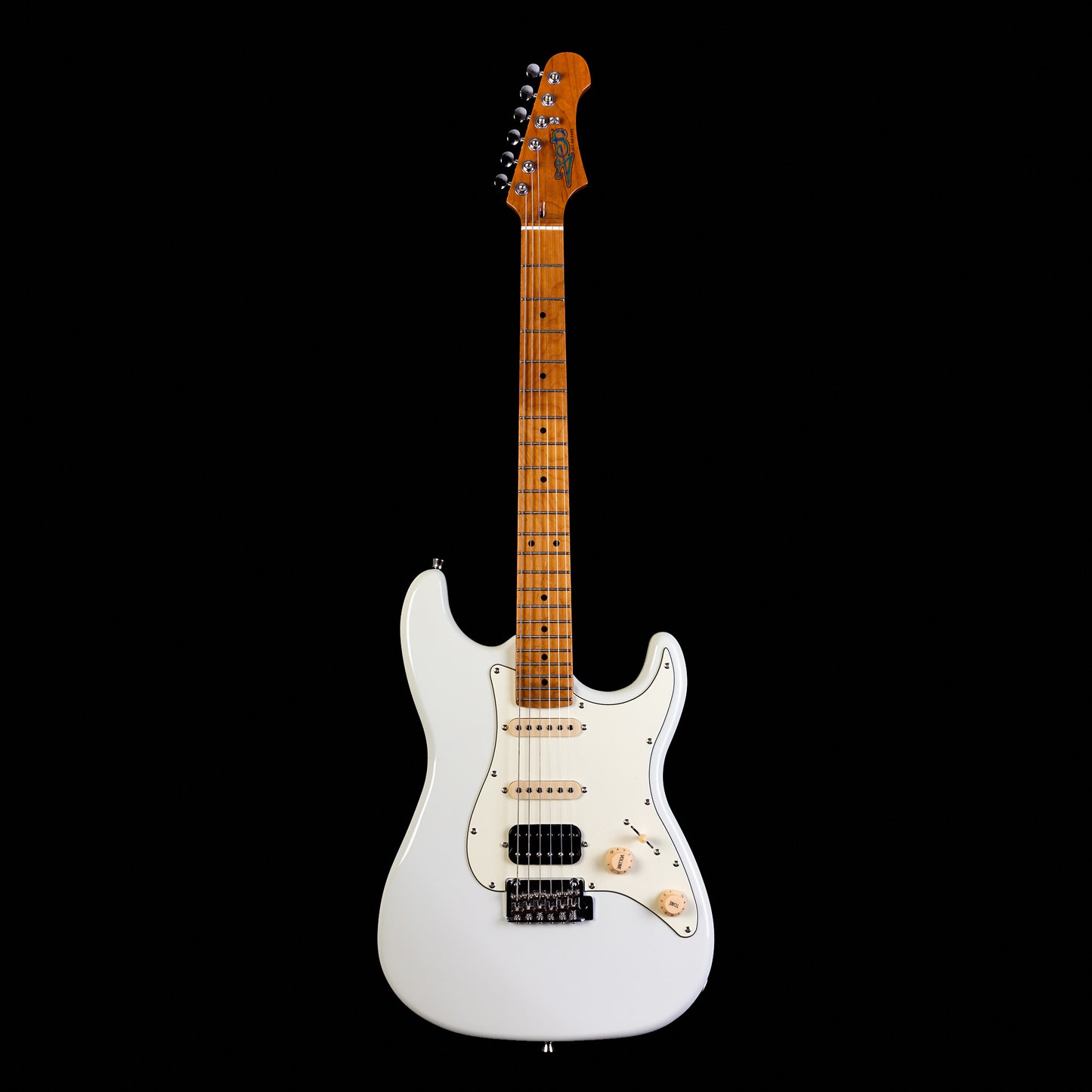 Electric Guitar Jet Guitars JS400 OW White Free Setup
