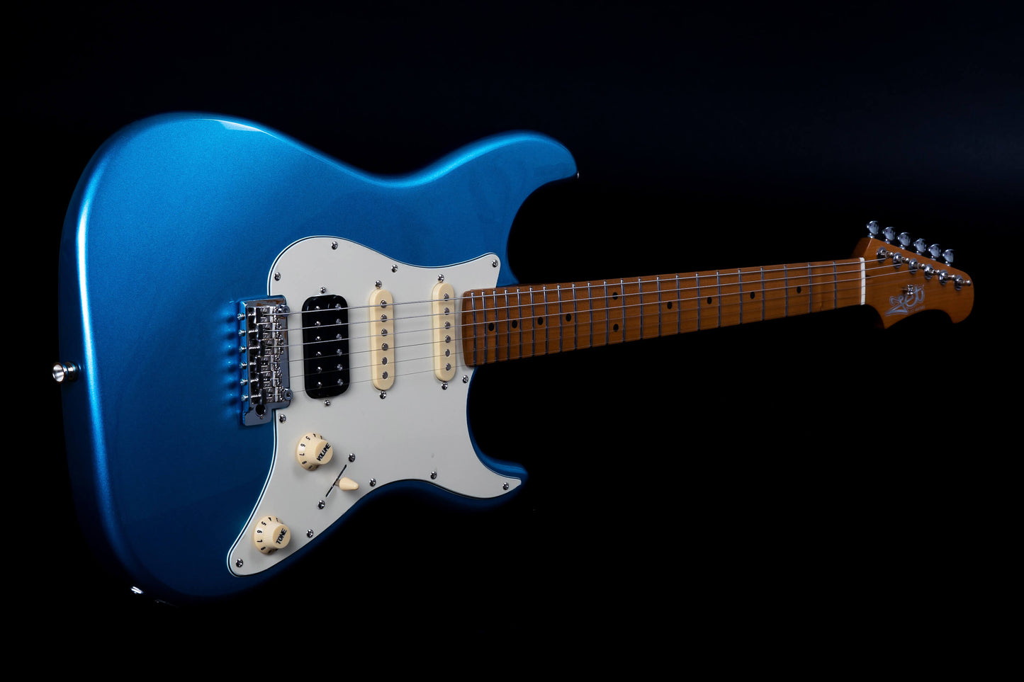 Electric Guitar Jet Guitars JS400 LPB Placid Blue Free Setup