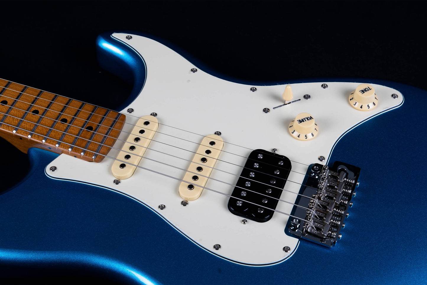 Electric Guitar Jet Guitars JS400 LPB Placid Blue Free Setup