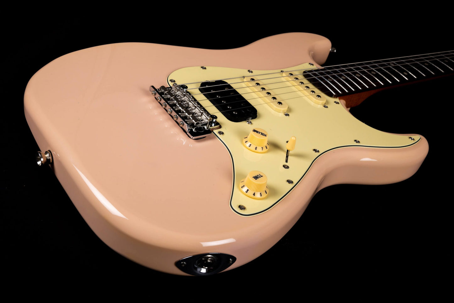 Electric Guitar Jet Guitars JS400 PKR Shell Pink Free Setup