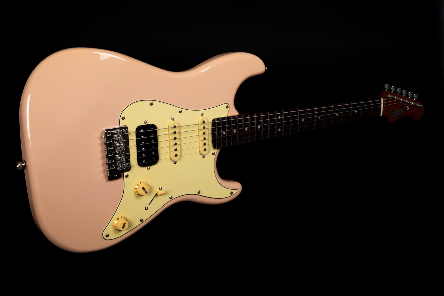 Electric Guitar Jet Guitars JS400 PKR Shell Pink Free Setup