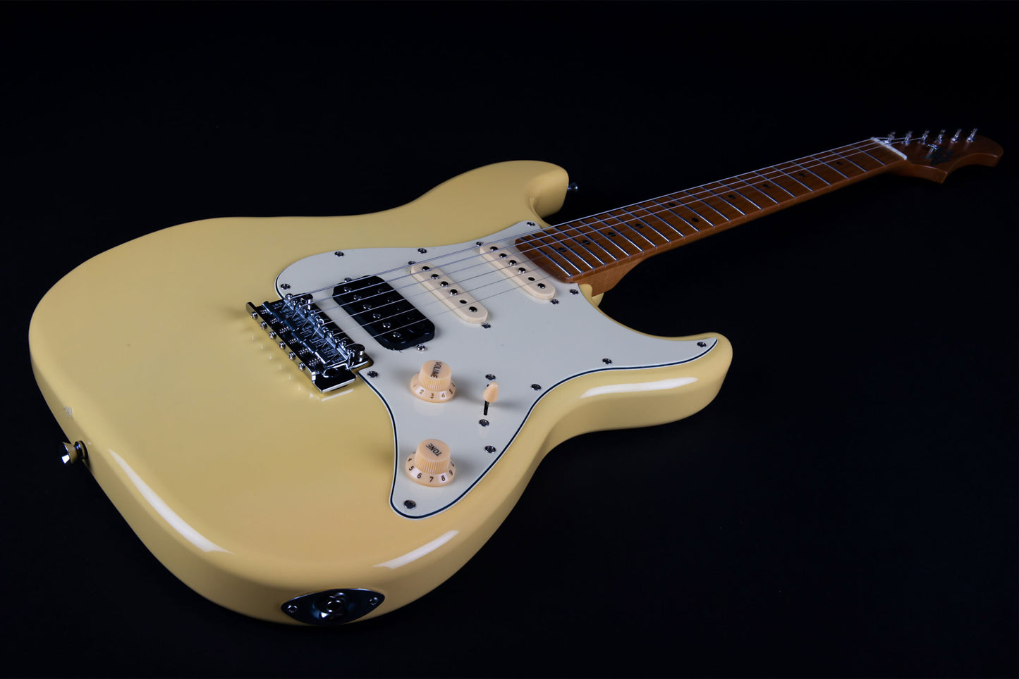 Electric Guitar Jet Guitars JS400 VYW Vintage Yellow Free Setup